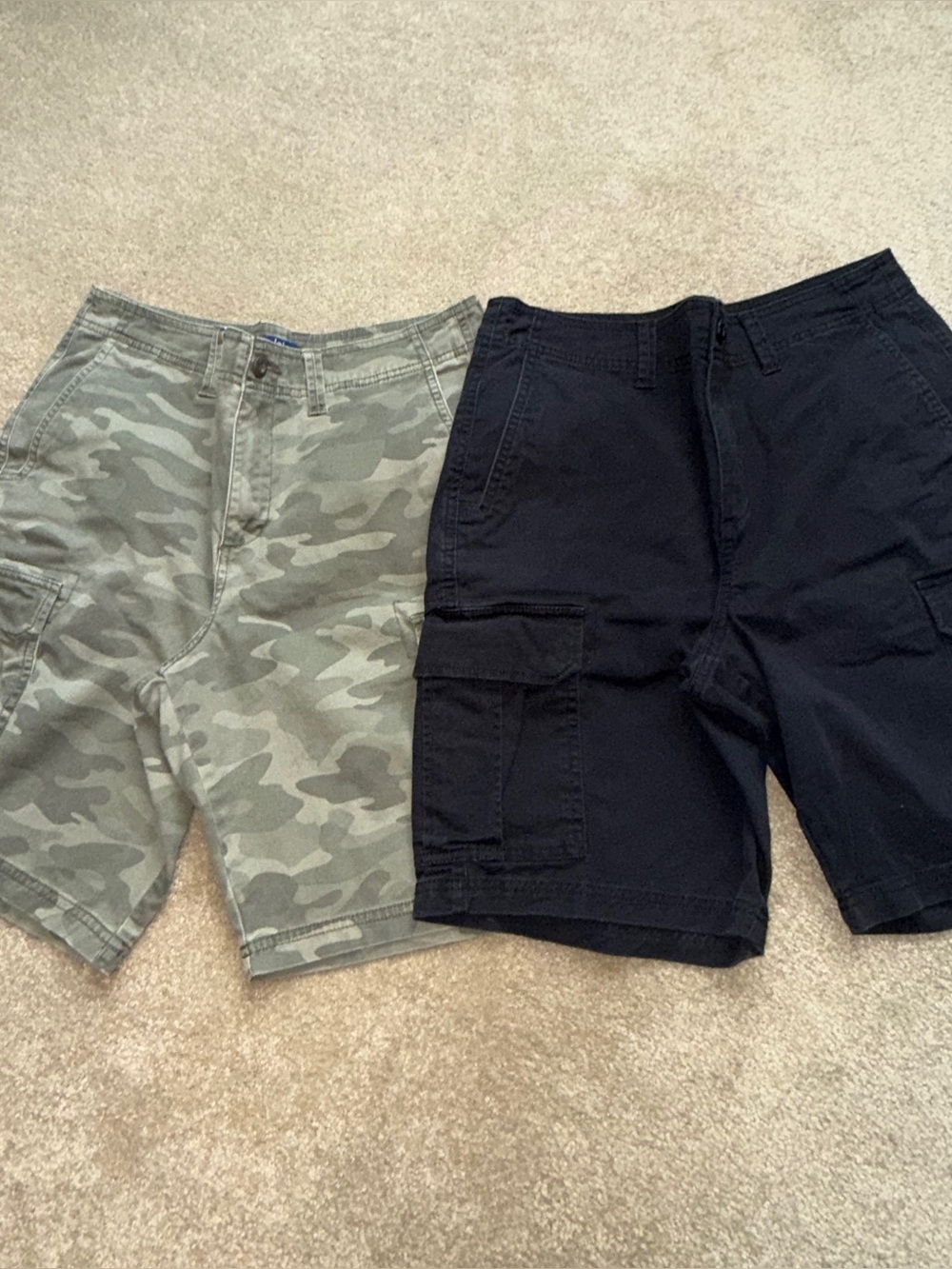 TWO pair George Men’s Cargo Shorts Size 32